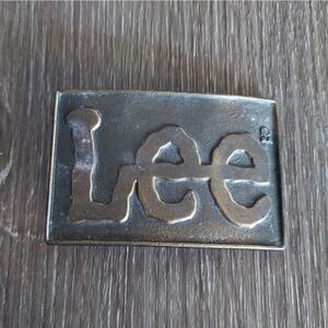Vintage Lee Brass Belt Buckle